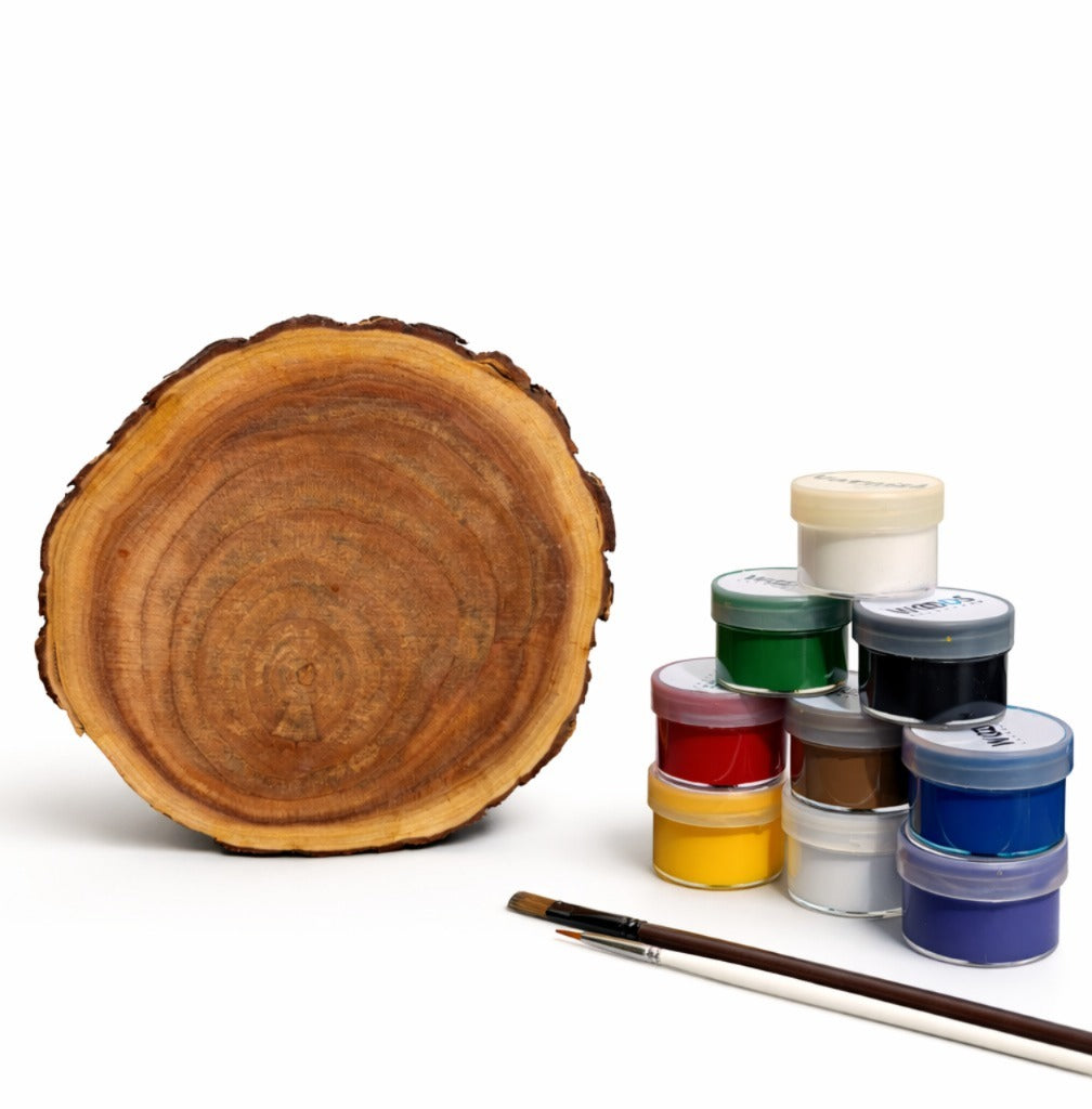 Tree Slice Painting