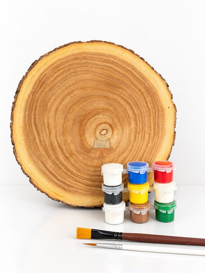 Tree Slice Painting