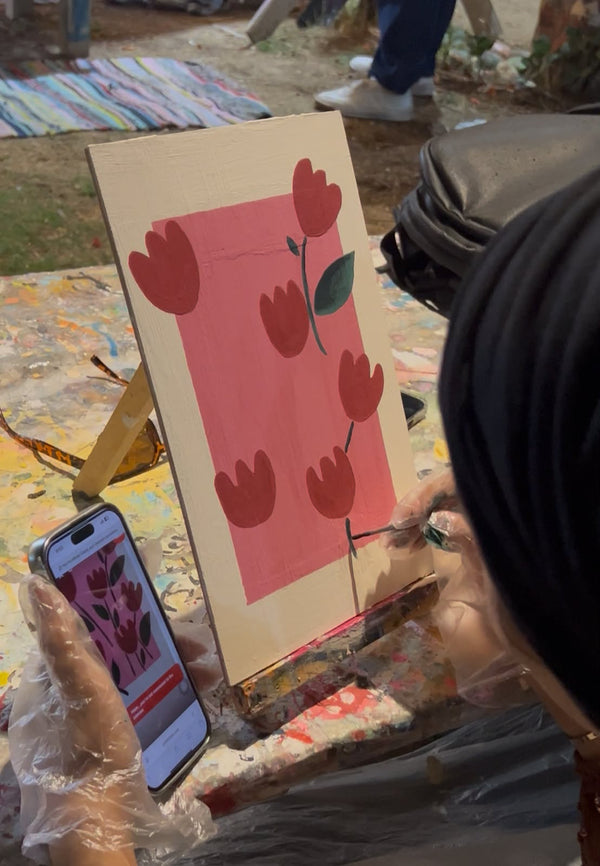 Wood Board Painting